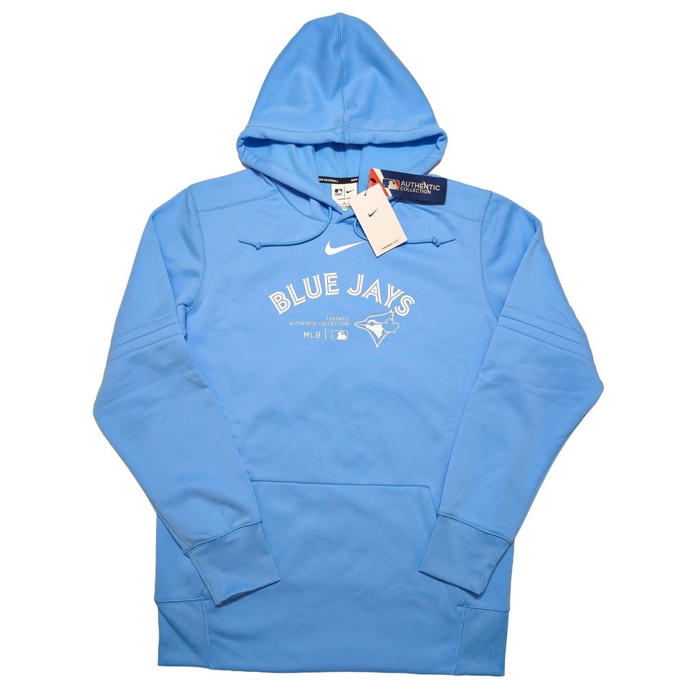 NIKE Toronto Blue Jays MLB Pullover Hoodie Light Blue Medium M ~ New